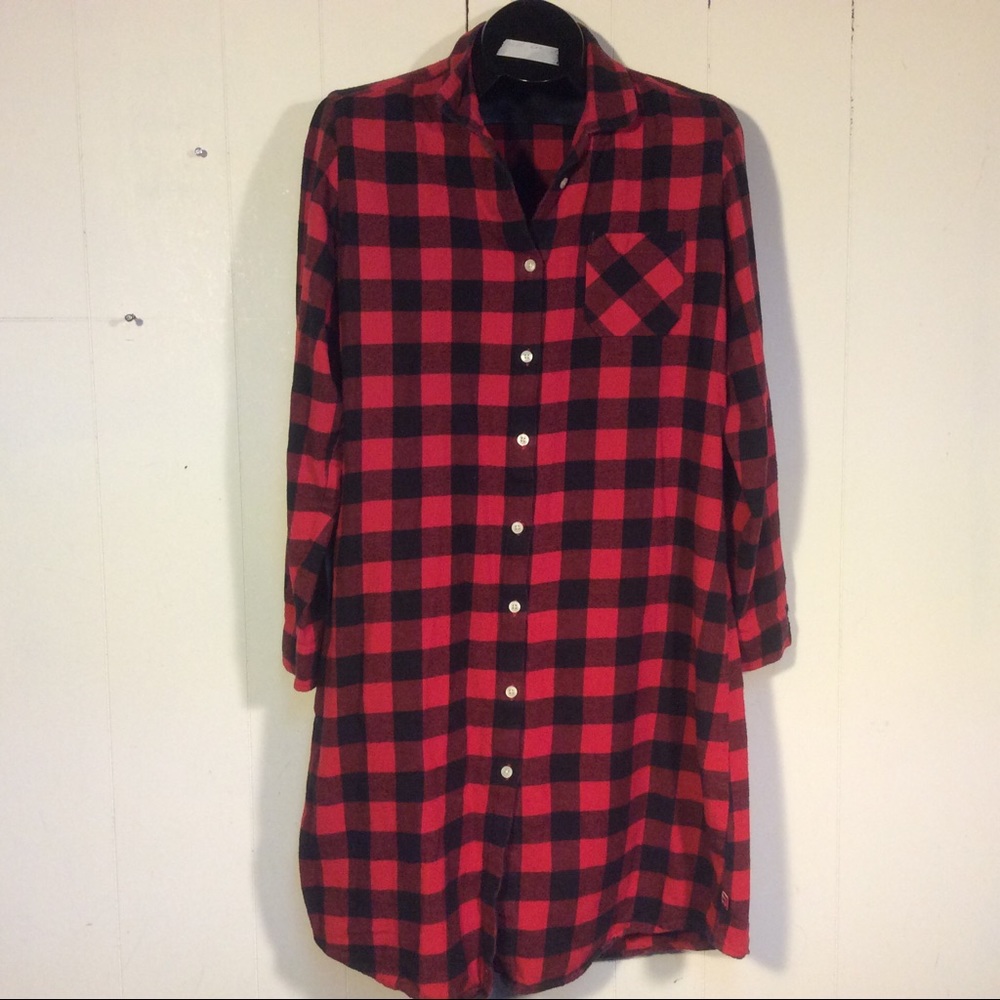 Woolrich Buffalo Plaid button down dress size large